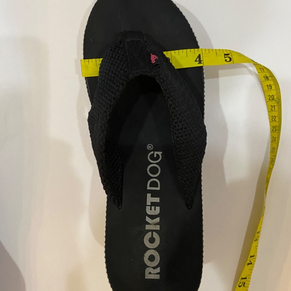 Rocket Dog Wedge-Aztec Pattern Trim- Flip Flop- Sze 8-8.5 - Picture 14 of 14